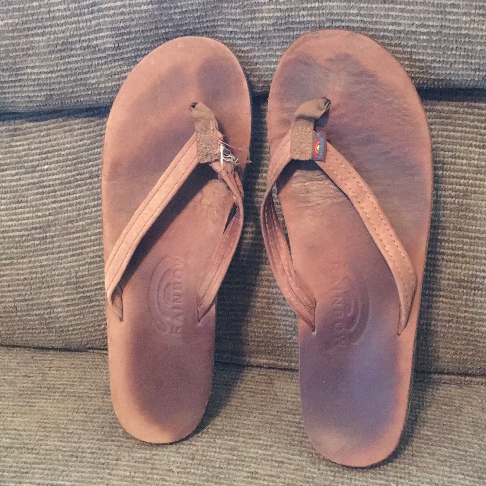 Rainbow sandals 7